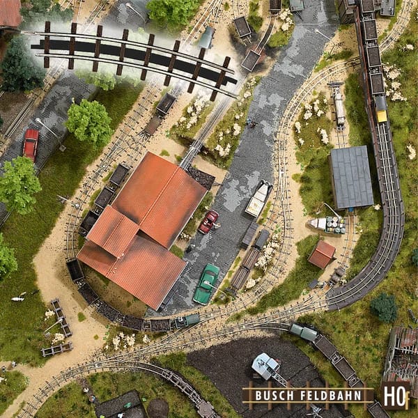 Busch 12332 2 BOGENGLEISE R 175 22,5° H0