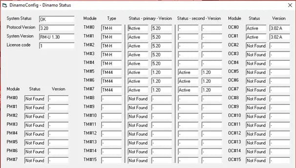 TM44 adressering 4 DinamoCOnfig