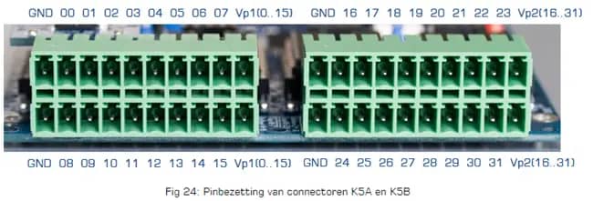 Servo aansluiten op de OC32 10 servo aansluiten 3
